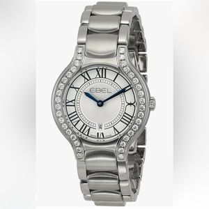 EBEL Women's 1216069 "Beluga" Stainless Steel Watch with Diamond Case